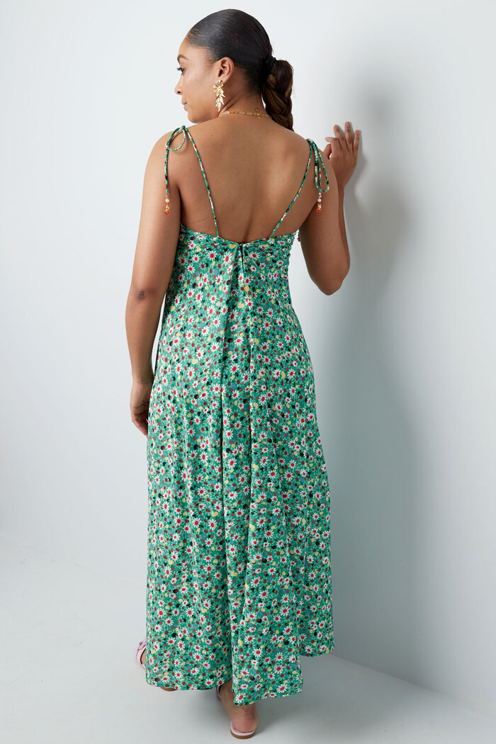 Maxi jurk summer vibes - groen Afbeelding7